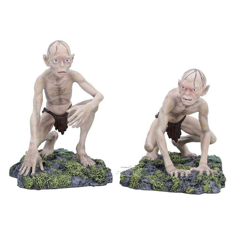 Nemesis Now The Lord of the Rings - Lord of the Rings Gollum and Smeagol (Set of 2) Figurines - Multicolours